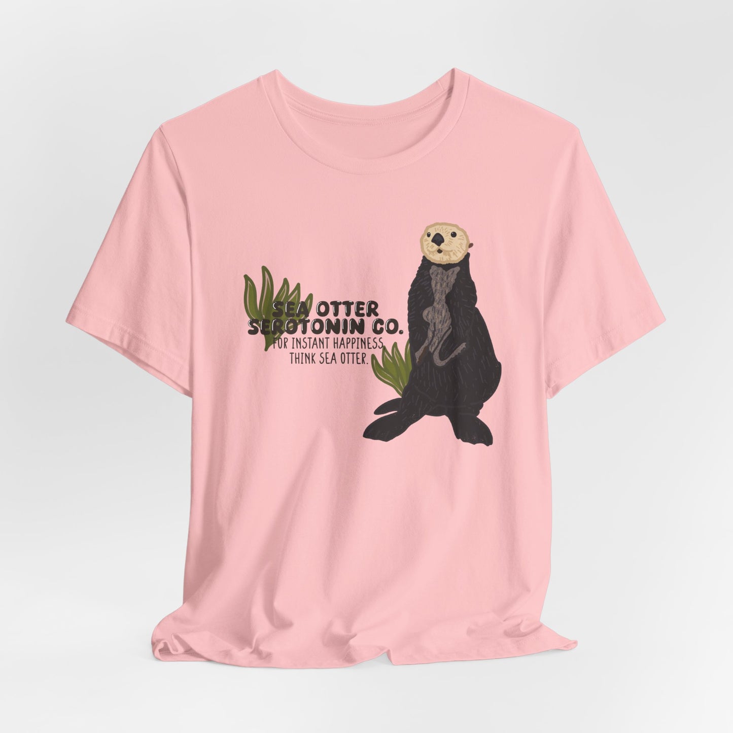 Sea Otter Graphic Tee - Cute Ocean Animal T-Shirt, Wildlife Lover Gift, Nature Inspired Shirt, Beach Theme Apparel