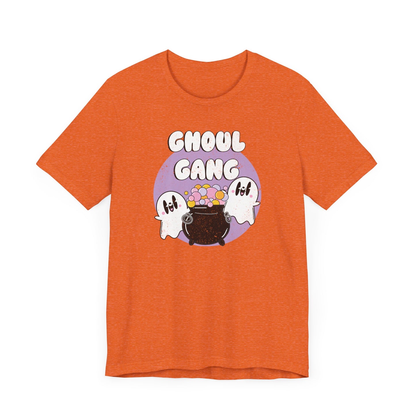 Ghoul Gang Retro Ghost Halloween Unisex Fit Graphic Tee | Ladies Fall T-Shirt